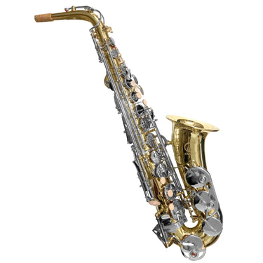 Sax Alto Fanpro sxlaq Mib Laqueado Llaves Niqueladas